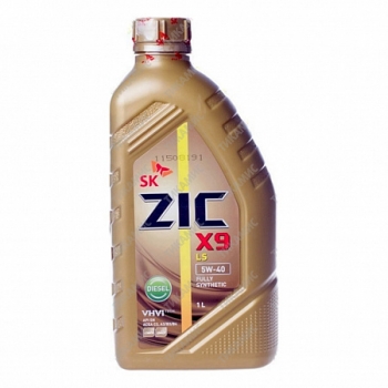 Моторное масло ZIC X9 LS DIESEL 5W-40 1 л