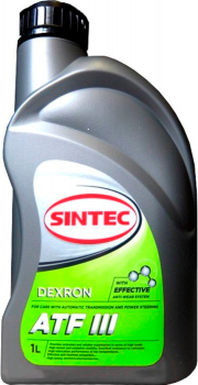 Трансмиссионное масло SINTEC ATF III Dexron 1 литр