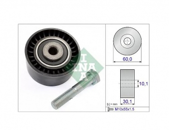 Ролик обводной ремня ГРМ (паразитный) Peugeot 306 406 605 806 2.0 16V 94> 