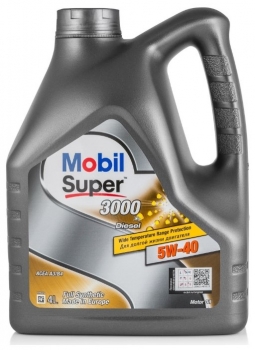 Моторное масло MOBIL Super 3000 X1 Diesel 5W-40 4 л