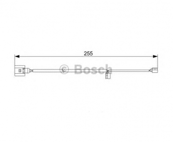 Датчик износа колодок задних VW Touareg, Porsche Cayenne 02> L=255 