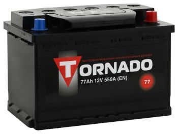 Аккумулятор Tornado 6СТ-77VLЗR обратная полярность 77 Ач