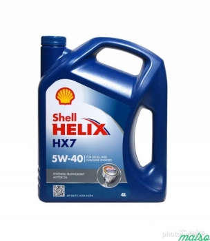 Моторное масло SHELL Helix HX7 5W-40 4 л
