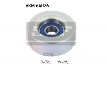 Ролик обводной ремня  Mazda 3 1.6MZR 09> 
