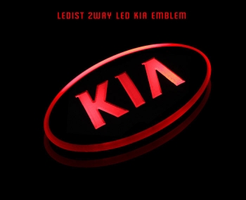 Логотип KIA с подсветкой 4 диода