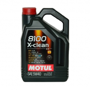 Моторное масло Motul 8100 X-clean 5W40 4 л