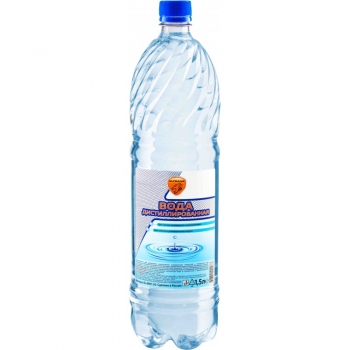 Вода дистиллированная ELTRANS 1,5 литра