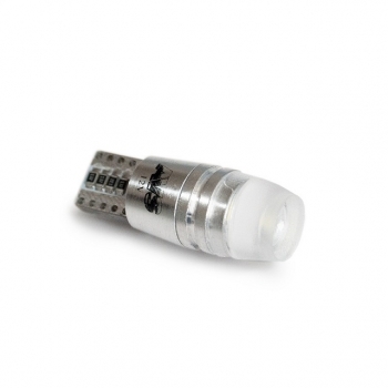 Лампа светодиодная C026 T10 белый (W2.1x9.5D) CANBUS 3W PSB,  2 штуки 
